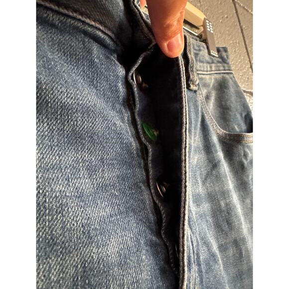 NWOT Men's Bottega Veneta Slim Denim Jeans in Medium Wash size 46 Quiet Luxury - Picture 4 of 6